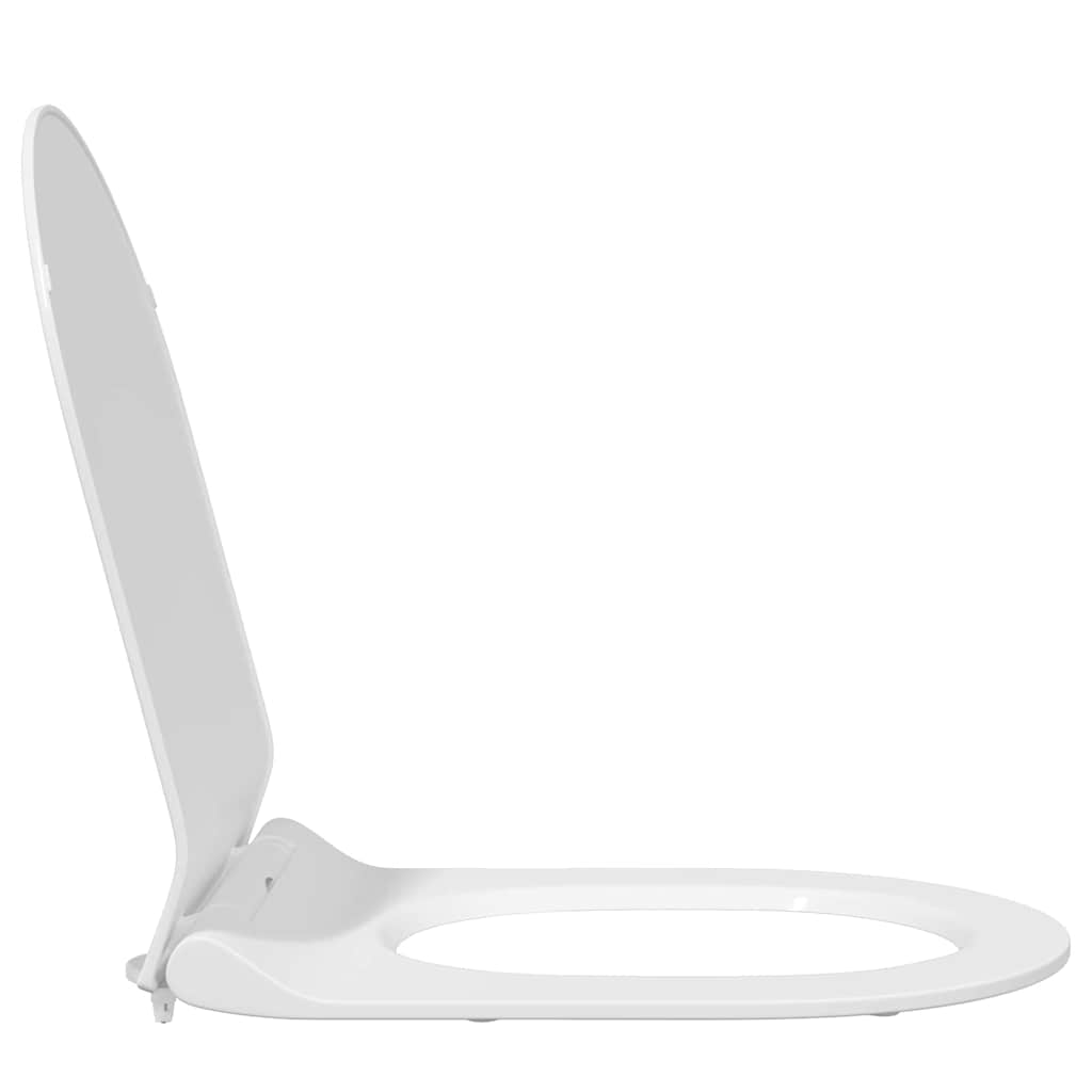vidaXL Toilet suitable for Seat White 50 x 36 x 5 cm Polypropylene