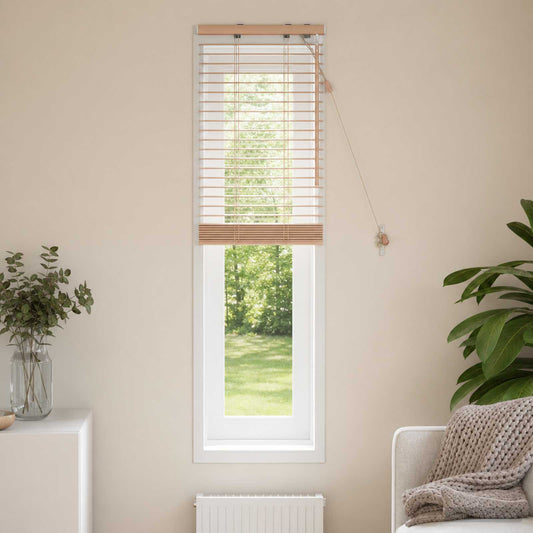 vidaXL Venetian Blind Oak Look 50 x 130 cm 35 mm Solid Paulownia Wood