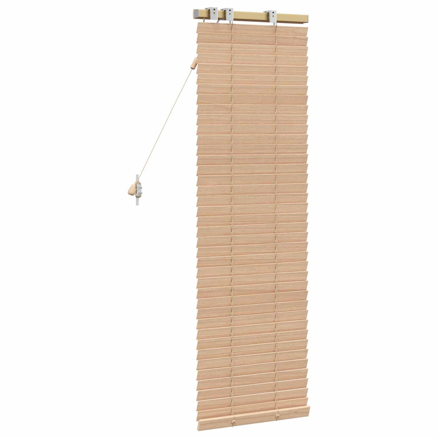 vidaXL Venetian Blind Oak Look 45 x 130 cm 35 mm Solid Paulownia Wood