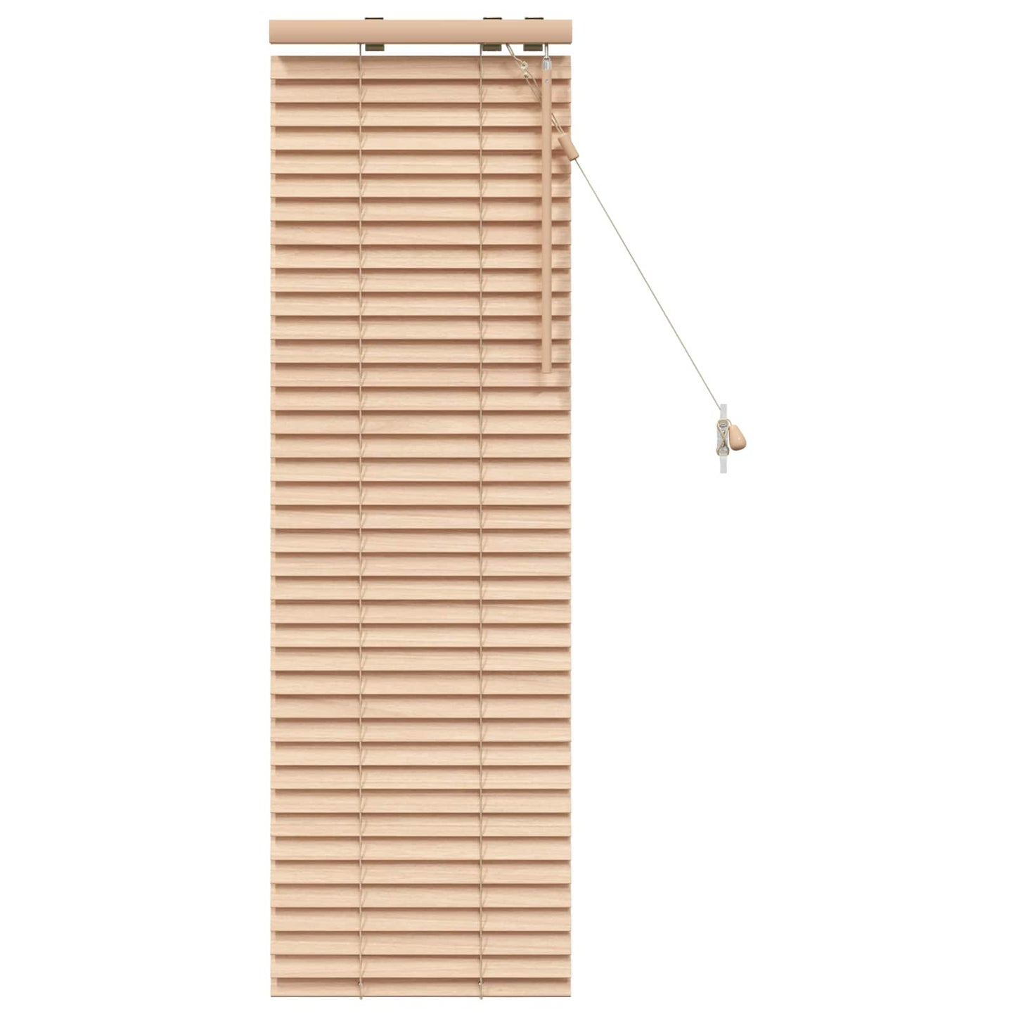 vidaXL Venetian Blind Oak Look 50 x 130 cm 35 mm Solid Paulownia Wood