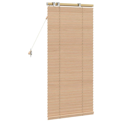 vidaXL Venetian Blind Oak Look 60 x 130 cm 35 mm Solid Paulownia Wood