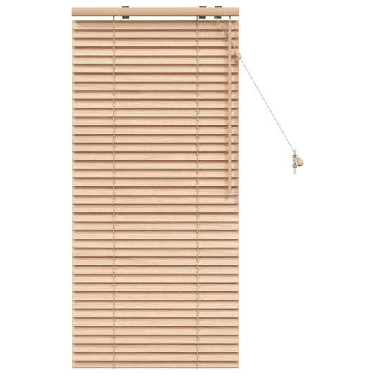 vidaXL Venetian Blind Oak Look 60 x 130 cm 35 mm Solid Paulownia Wood