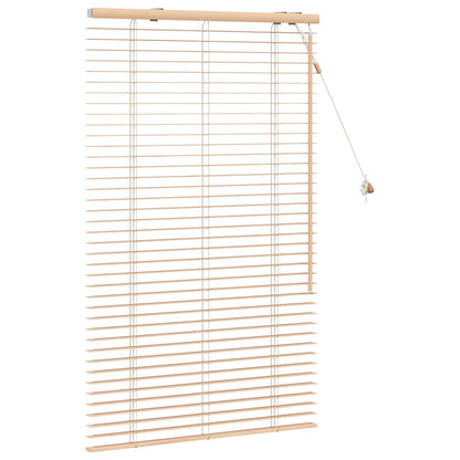 vidaXL Venetian Blind Oak Look 70 x 130 cm 35 mm Solid Paulownia Wood