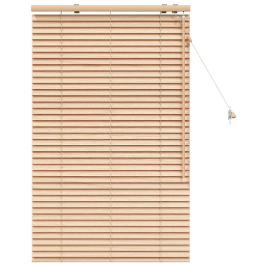 vidaXL Venetian Blind Oak Look 70 x 130 cm 35 mm Solid Paulownia Wood