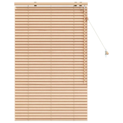 vidaXL Venetian Blind Oak Look 95 x 130 cm 35 mm Solid Paulownia Wood