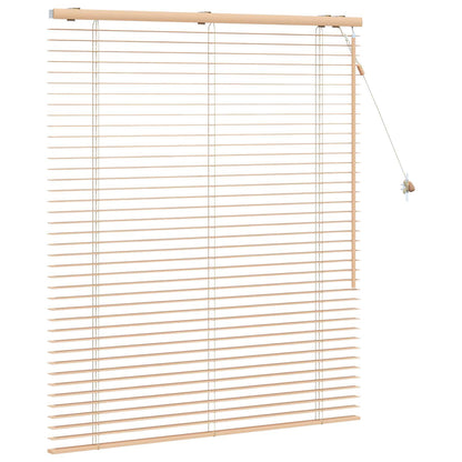 vidaXL Venetian Blind Oak Look 100 x 130 cm 35 mm Solid Paulownia Wood