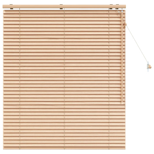 vidaXL Venetian Blind Oak Look 105 x 130 cm 35 mm Solid Paulownia Wood
