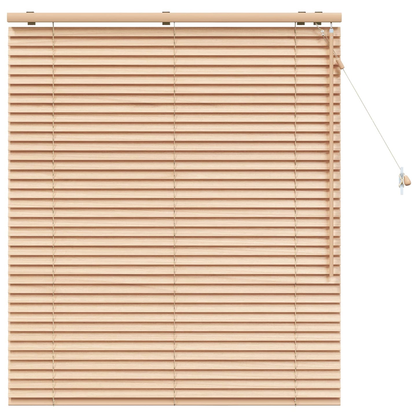 vidaXL Venetian Blind Oak Look 110 x 130 cm 35 mm Solid Paulownia Wood