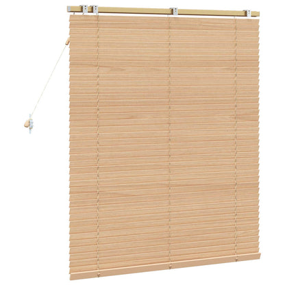 vidaXL Venetian Blind Oak Look 120 x 130 cm 35 mm Solid Paulownia Wood