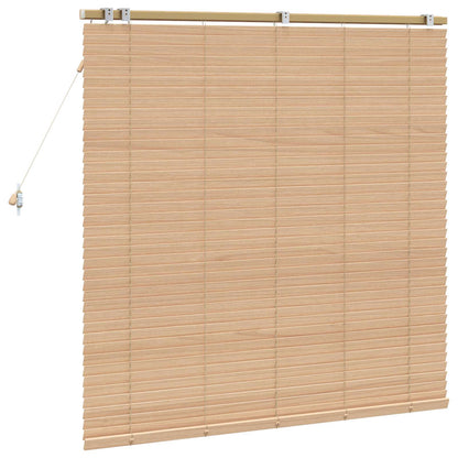 vidaXL Venetian Blind Oak Look 125 x 130 cm 35 mm Solid Paulownia Wood
