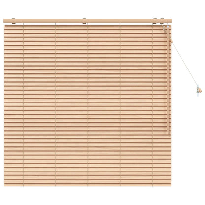vidaXL Venetian Blind Oak Look 125 x 130 cm 35 mm Solid Paulownia Wood