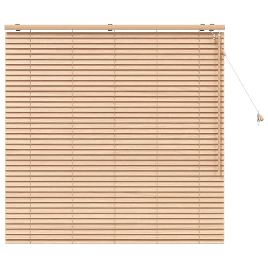 vidaXL Venetian Blind Oak Look 135 x 130 cm 35 mm Solid Paulownia Wood