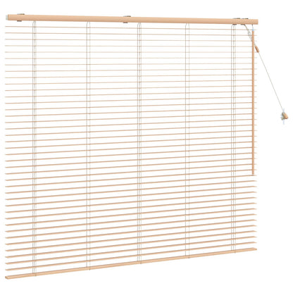 vidaXL Venetian Blind Oak Look 160 x 130 cm 35 mm Solid Paulownia Wood