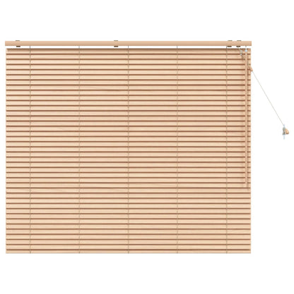 vidaXL Venetian Blind Oak Look 160 x 130 cm 35 mm Solid Paulownia Wood