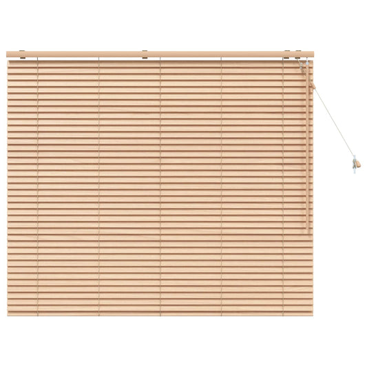 vidaXL Venetian Blind Oak Look 160 x 130 cm 35 mm Solid Paulownia Wood