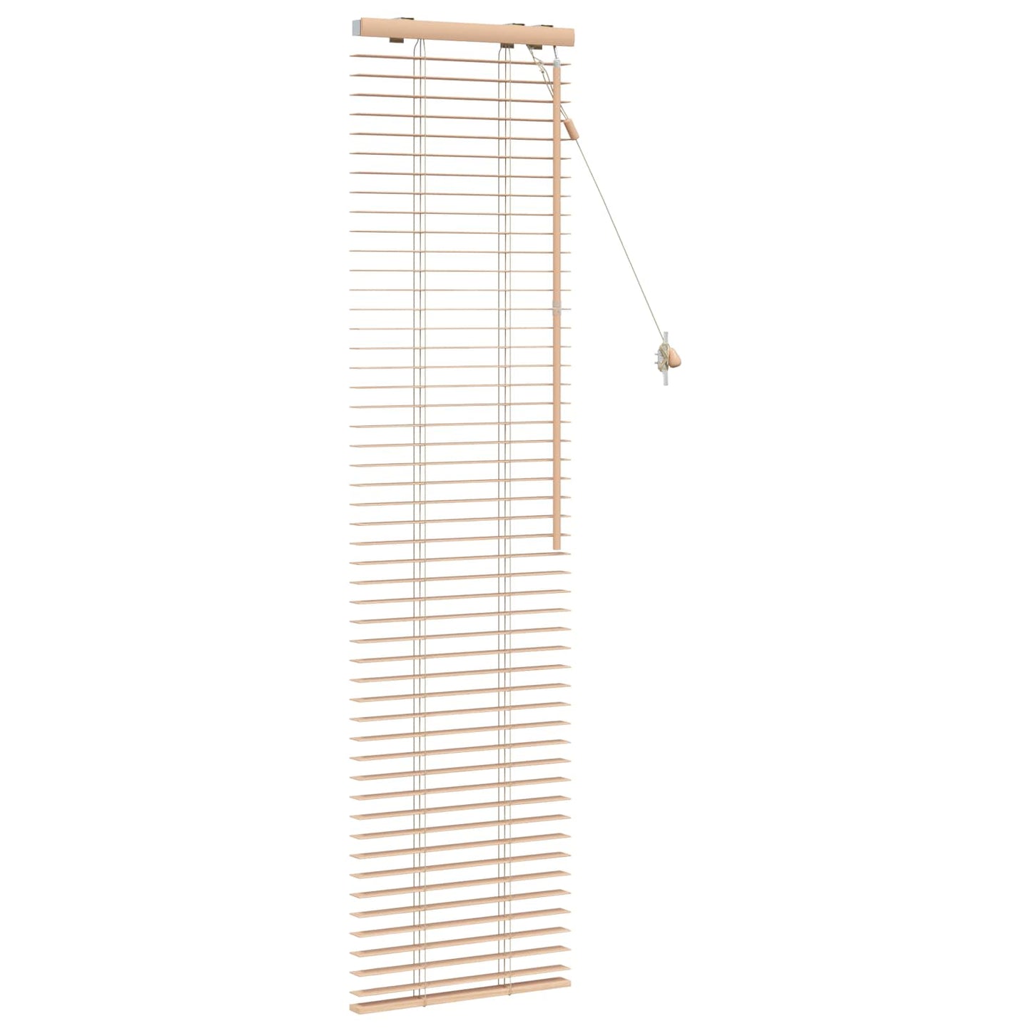 vidaXL Venetian Blind Oak Look 50 x 160 cm 35 mm Solid Paulownia Wood