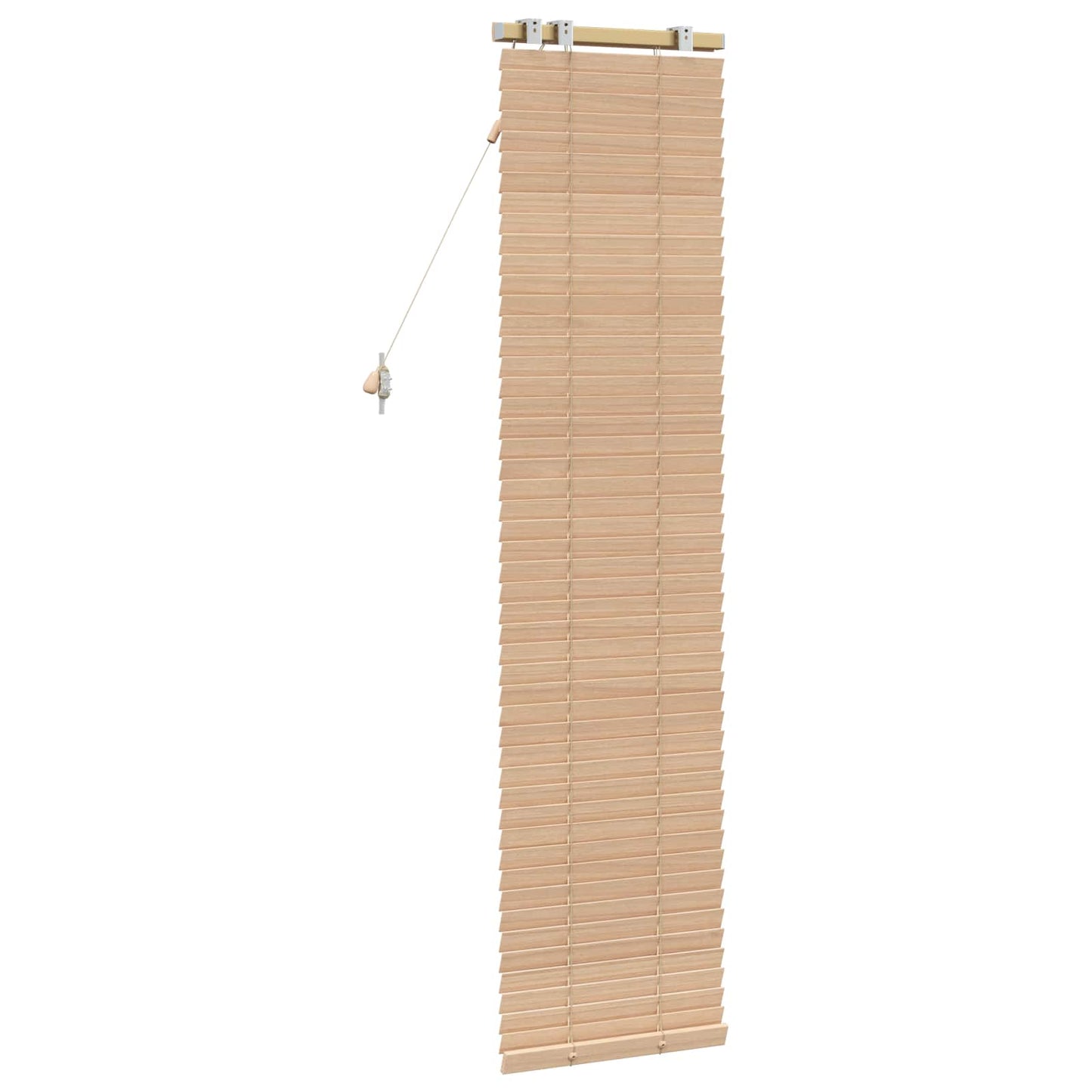 vidaXL Venetian Blind Oak Look 50 x 160 cm 35 mm Solid Paulownia Wood