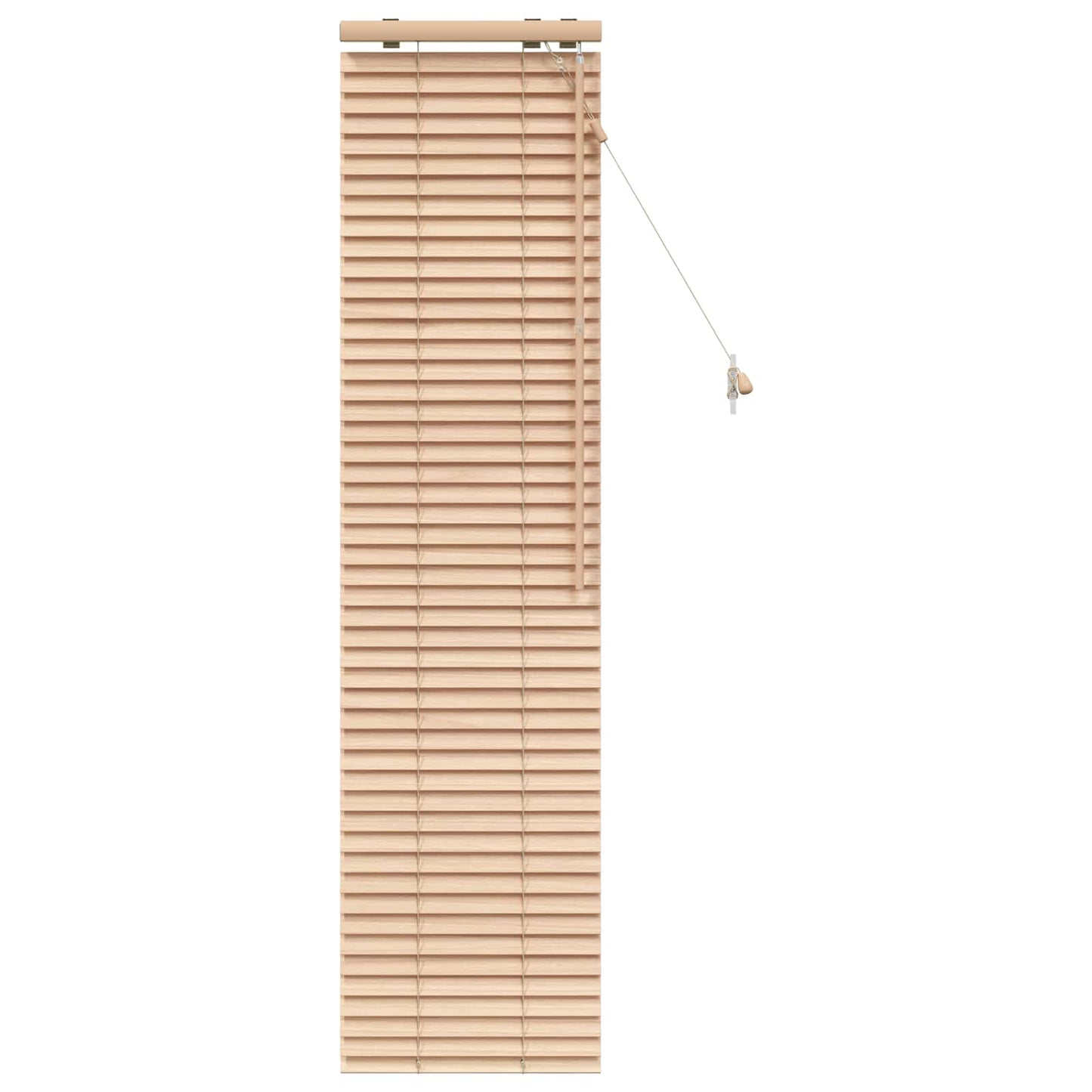 vidaXL Venetian Blind Oak Look 50 x 160 cm 35 mm Solid Paulownia Wood
