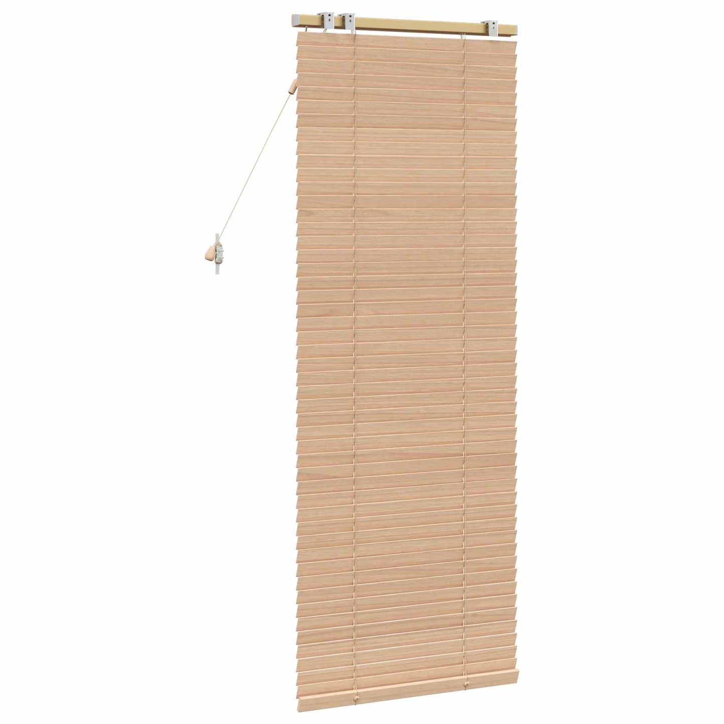 vidaXL Venetian Blind Oak Look 60 x 160 cm 35 mm Solid Paulownia Wood