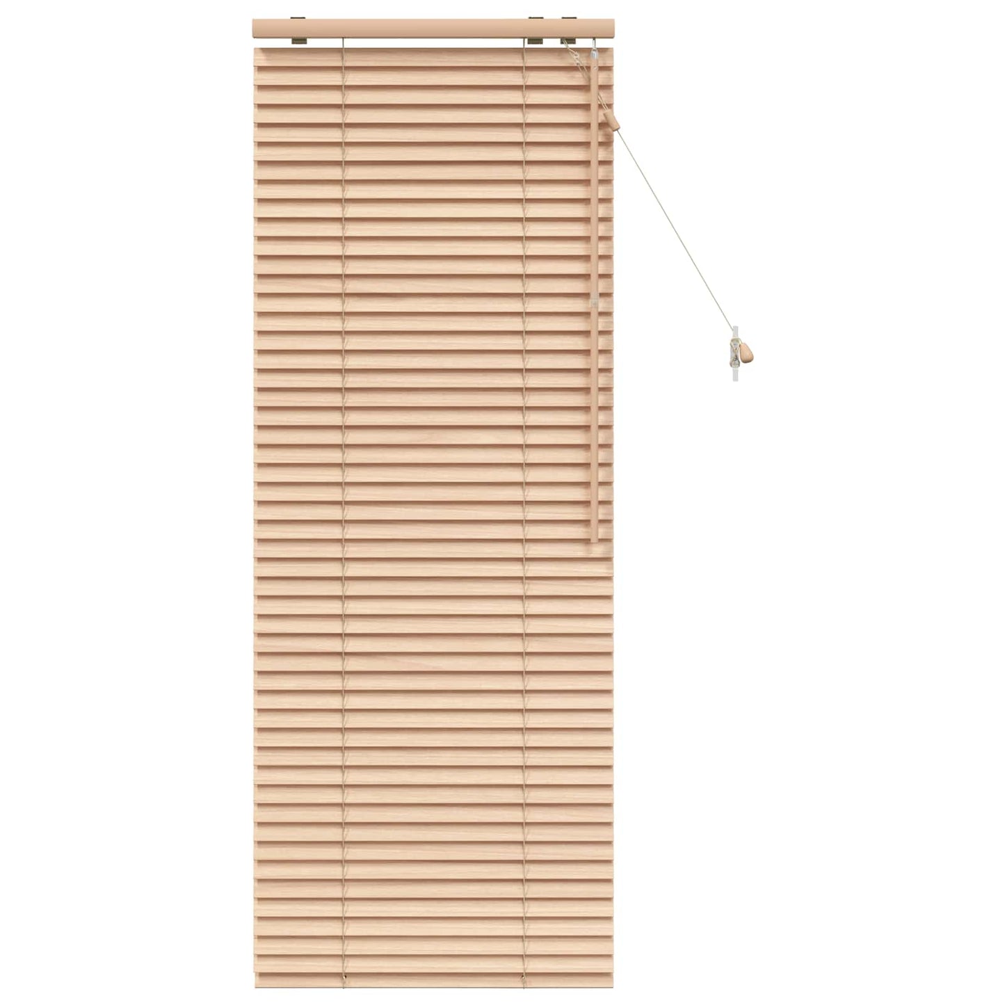 vidaXL Venetian Blind Oak Look 60 x 160 cm 35 mm Solid Paulownia Wood