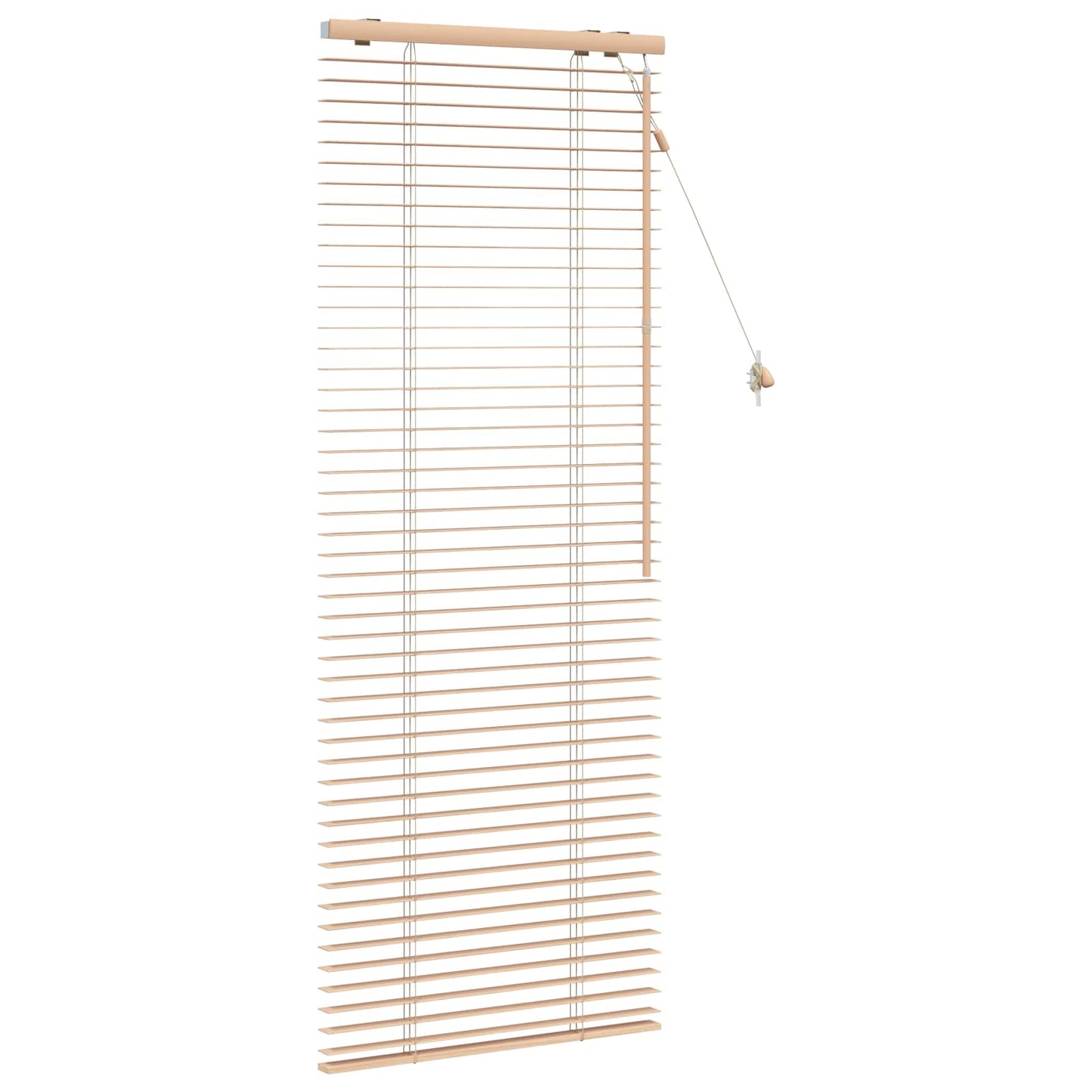 vidaXL Venetian Blind Oak Look 65 x 160 cm 35 mm Solid Paulownia Wood
