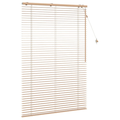vidaXL Venetian Blind Oak Look 100 x 160 cm 35 mm Solid Paulownia Wood