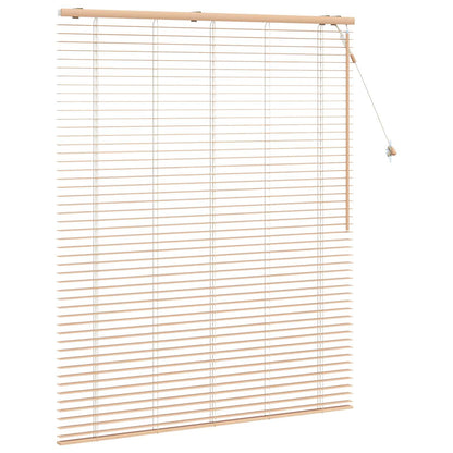 vidaXL Venetian Blind Oak Look 140 x 160 cm 35 mm Solid Paulownia Wood