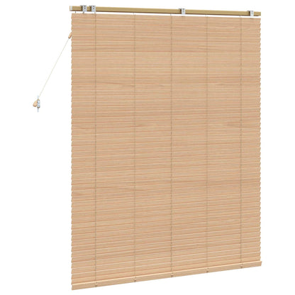 vidaXL Venetian Blind Oak Look 140 x 160 cm 35 mm Solid Paulownia Wood