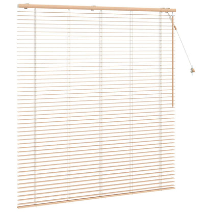 vidaXL Venetian Blind Oak Look 145 x 160 cm 35 mm Solid Paulownia Wood