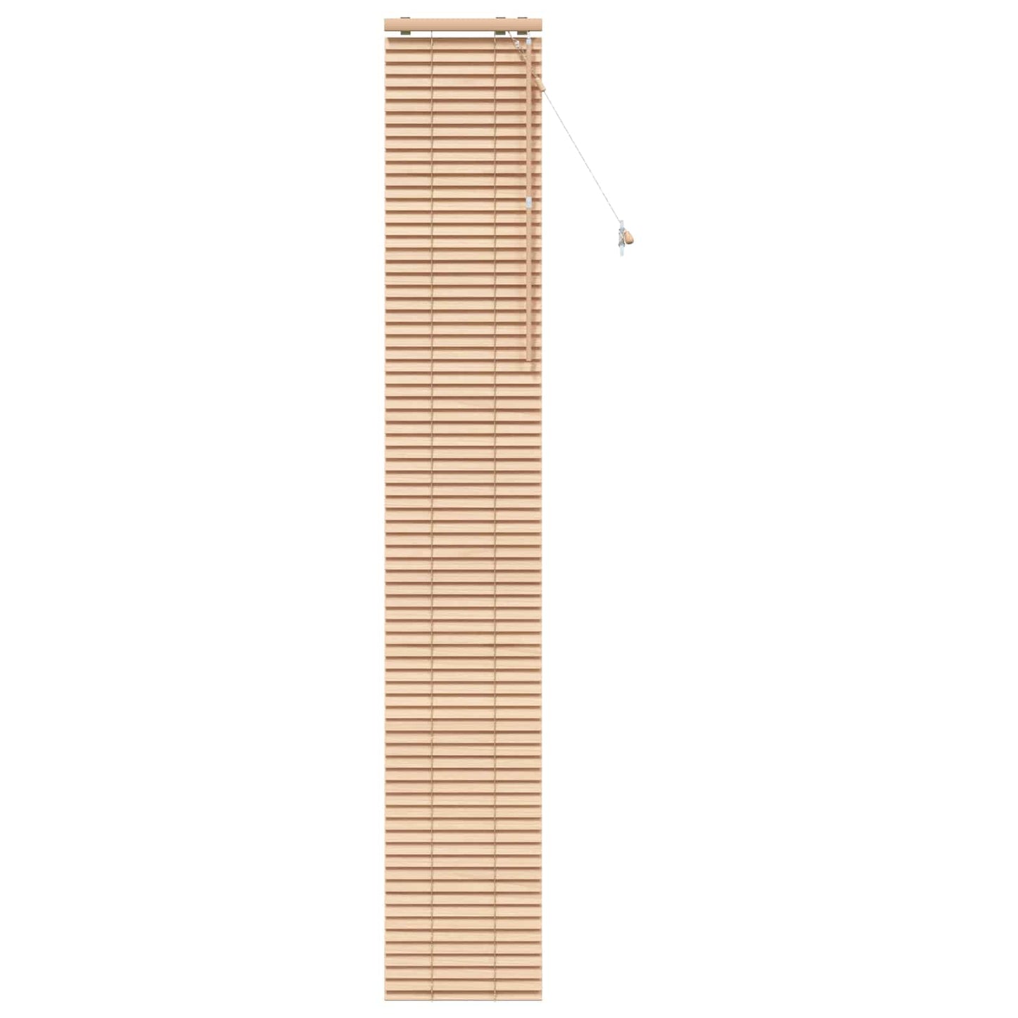 vidaXL Venetian Blind Oak Look 40 x 250 cm 35 mm Solid Paulownia Wood