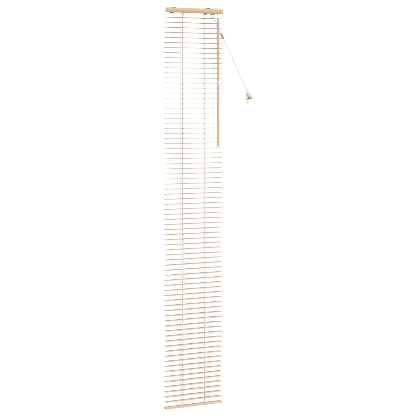 vidaXL Venetian Blind Oak Look 45 x 250 cm 35 mm Solid Paulownia Wood