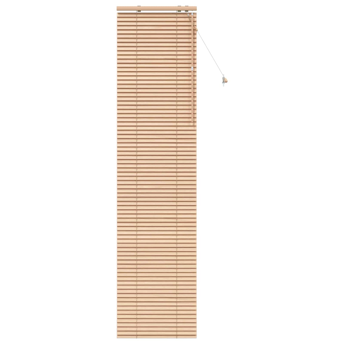 vidaXL Venetian Blind Oak Look 55 x 250 cm 35 mm Solid Paulownia Wood
