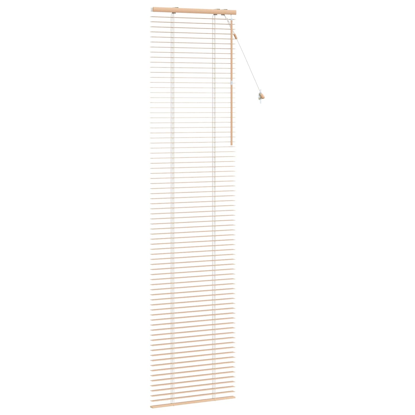 vidaXL Venetian Blind Oak Look 65 x 250 cm 35 mm Solid Paulownia Wood