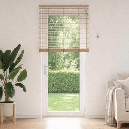 vidaXL Venetian Blind Oak Look 85 x 250 cm 35 mm Solid Paulownia Wood