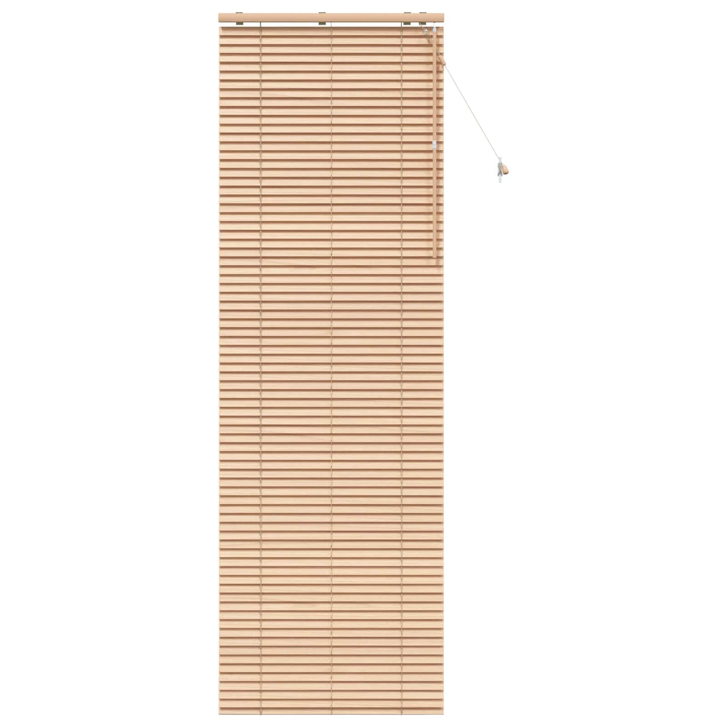 vidaXL Venetian Blind Oak Look 75 x 250 cm 35 mm Solid Paulownia Wood