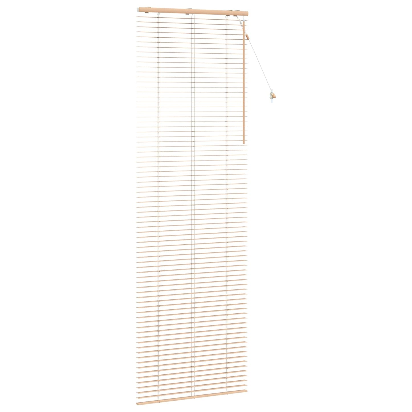 vidaXL Venetian Blind Oak Look 80 x 250 cm 35 mm Solid Paulownia Wood
