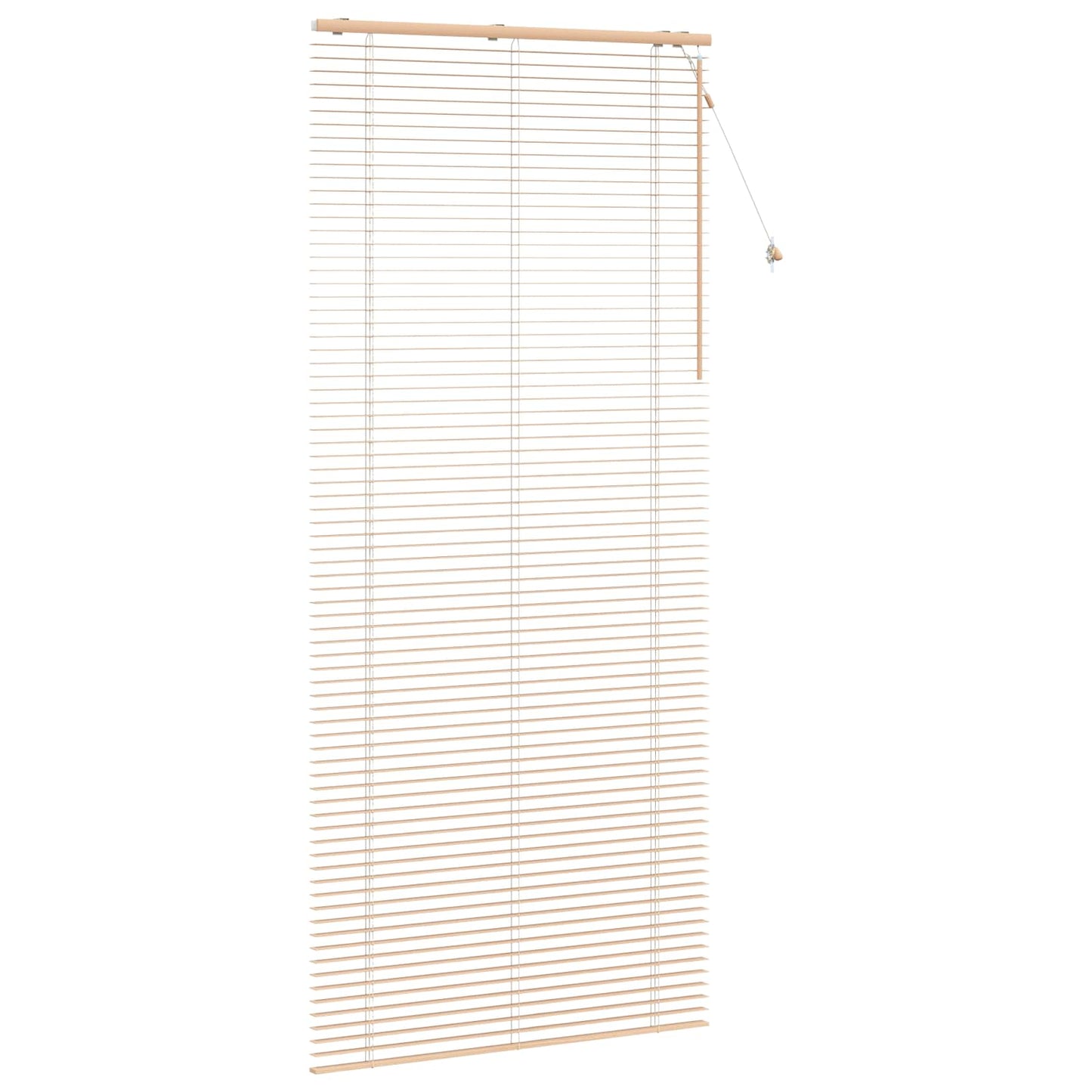 vidaXL Venetian Blind Oak Look 100 x 250 cm 35 mm Solid Paulownia Wood
