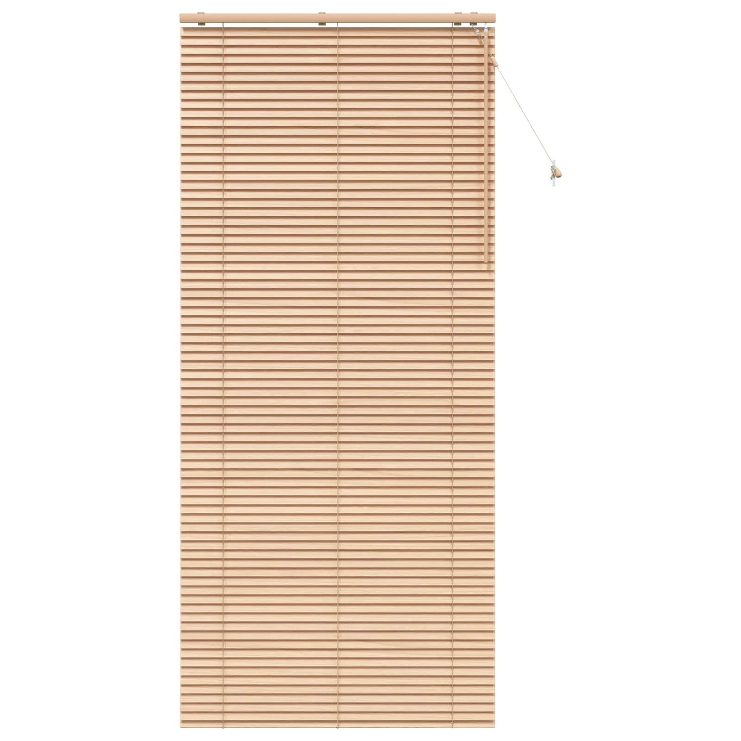 vidaXL Venetian Blind Oak Look 105 x 250 cm 35 mm Solid Paulownia Wood