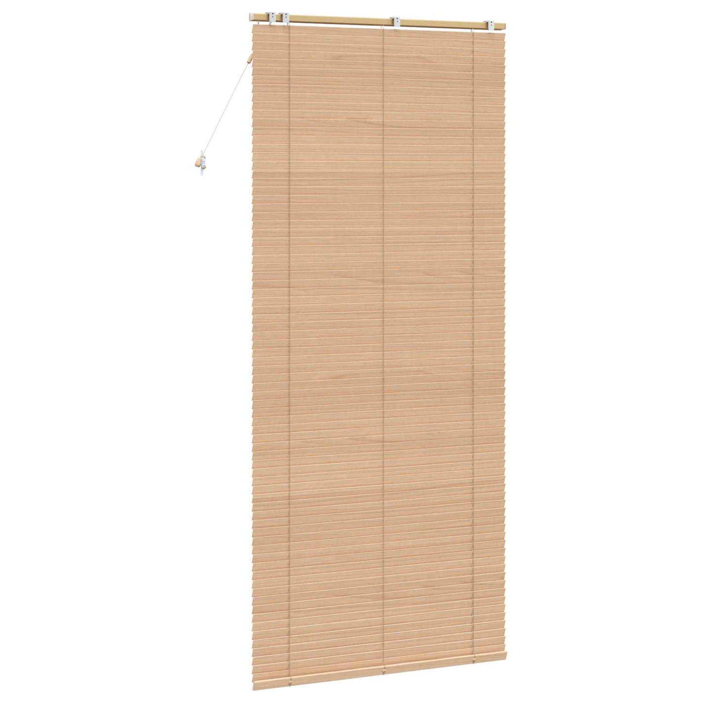 vidaXL Venetian Blind Oak Look 120 x 250 cm 35 mm Solid Paulownia Wood