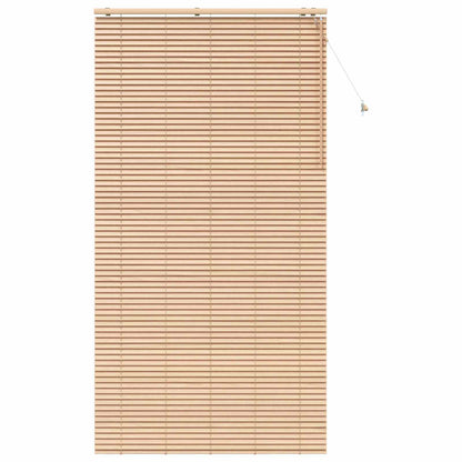 vidaXL Venetian Blind Oak Look 125 x 250 cm 35 mm Solid Paulownia Wood