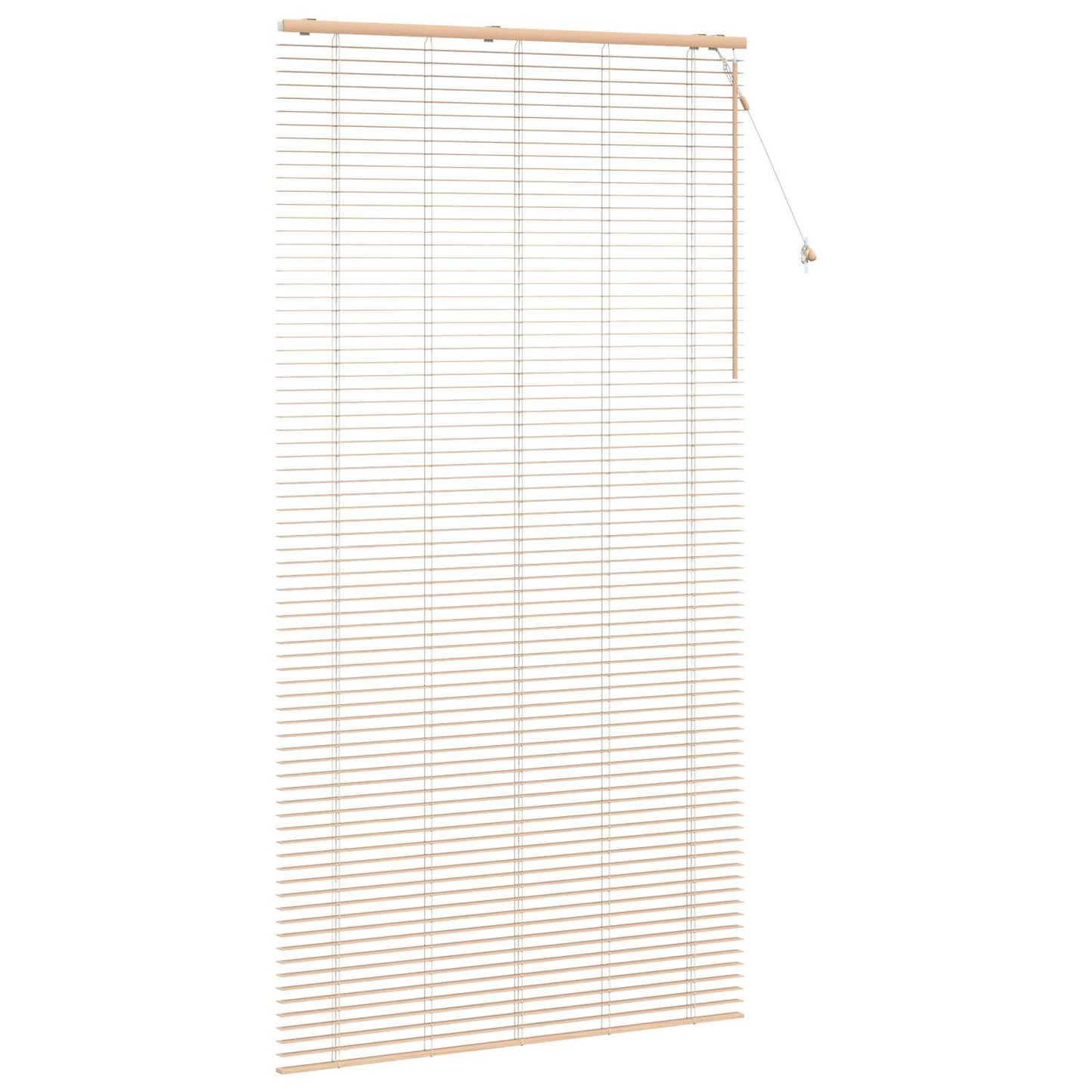 vidaXL Venetian Blind Oak Look 135 x 250 cm 35 mm Solid Paulownia Wood