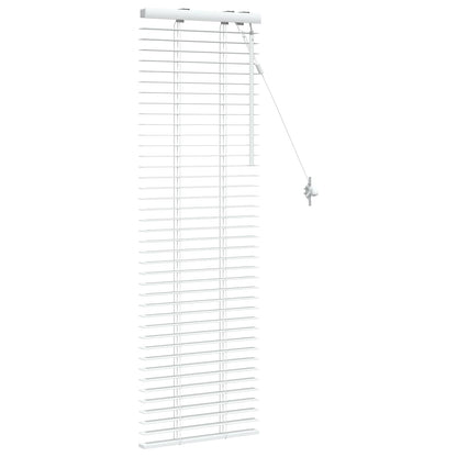 vidaXL Venetian Blind White 40 x 130 cm 35 mm Solid Paulownia Wood