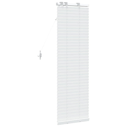 vidaXL Venetian Blind White 45 x 130 cm 35 mm Solid Paulownia Wood
