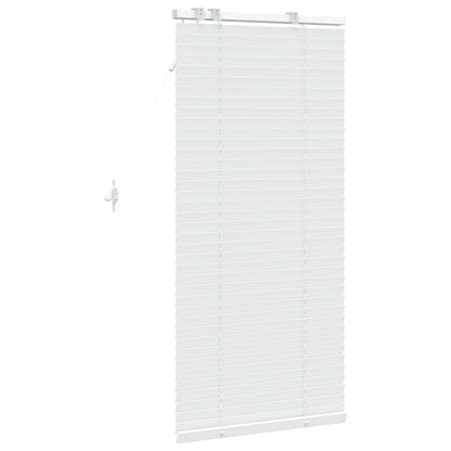 vidaXL Venetian Blind White 60 x 130 cm 35 mm Solid Paulownia Wood