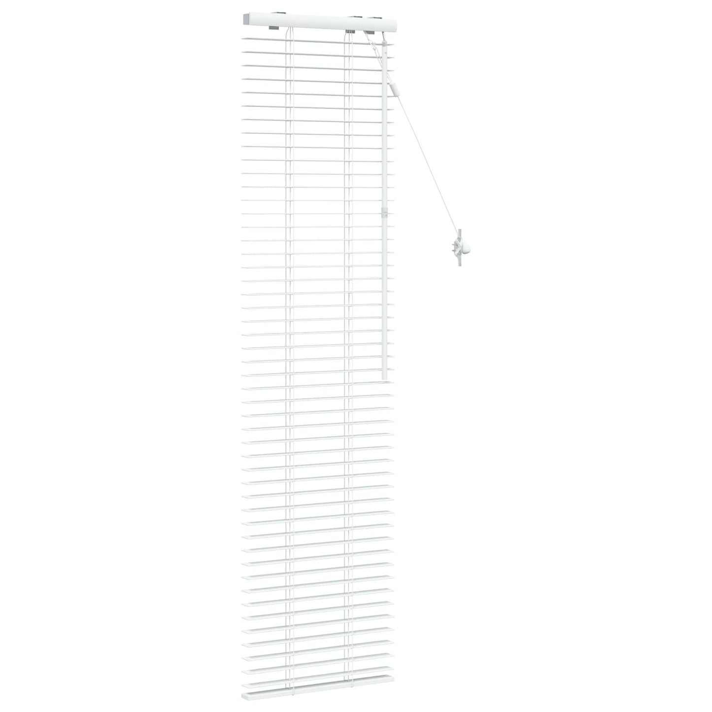 vidaXL Venetian Blind White 40 x 160 cm 35 mm Solid Paulownia Wood