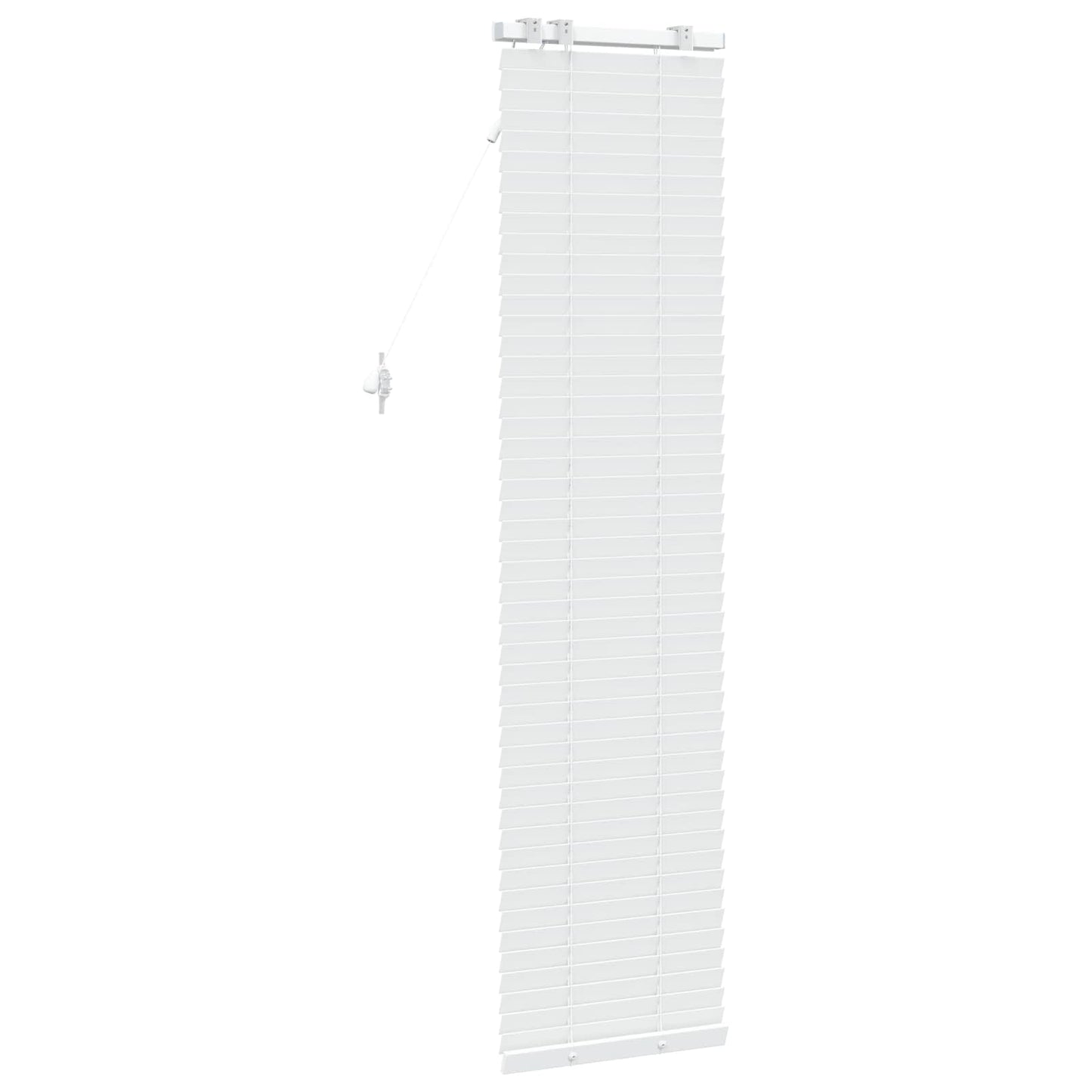 vidaXL Venetian Blind White 45 x 160 cm 35 mm Solid Paulownia Wood