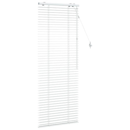 vidaXL Venetian Blind White 60 x 160 cm 35 mm Solid Paulownia Wood