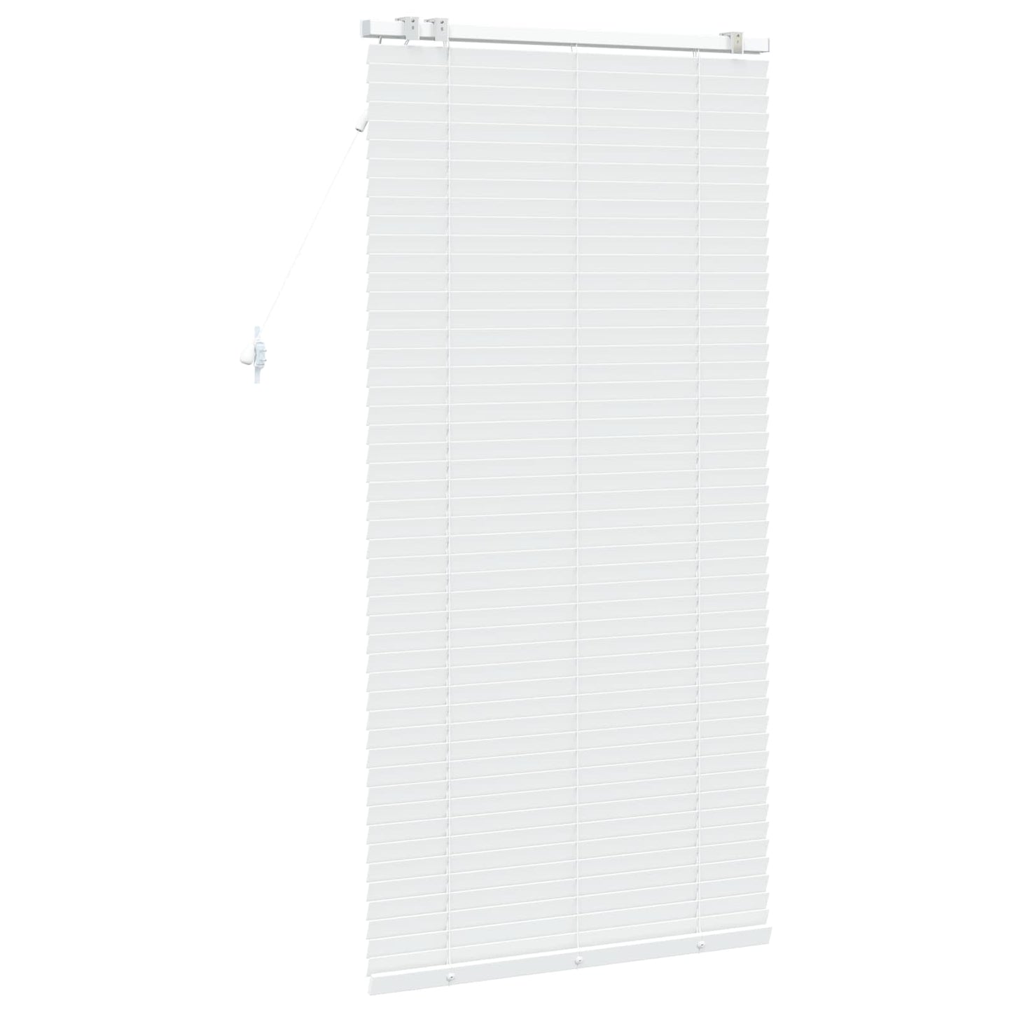 vidaXL Venetian Blind White 85 x 160 cm 35 mm Solid Paulownia Wood