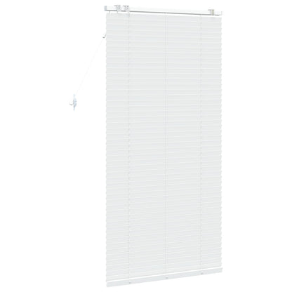 vidaXL Venetian Blind White 85 x 160 cm 35 mm Solid Paulownia Wood