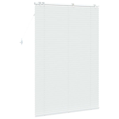vidaXL Venetian Blind White 120 x 160 cm 35 mm Solid Paulownia Wood
